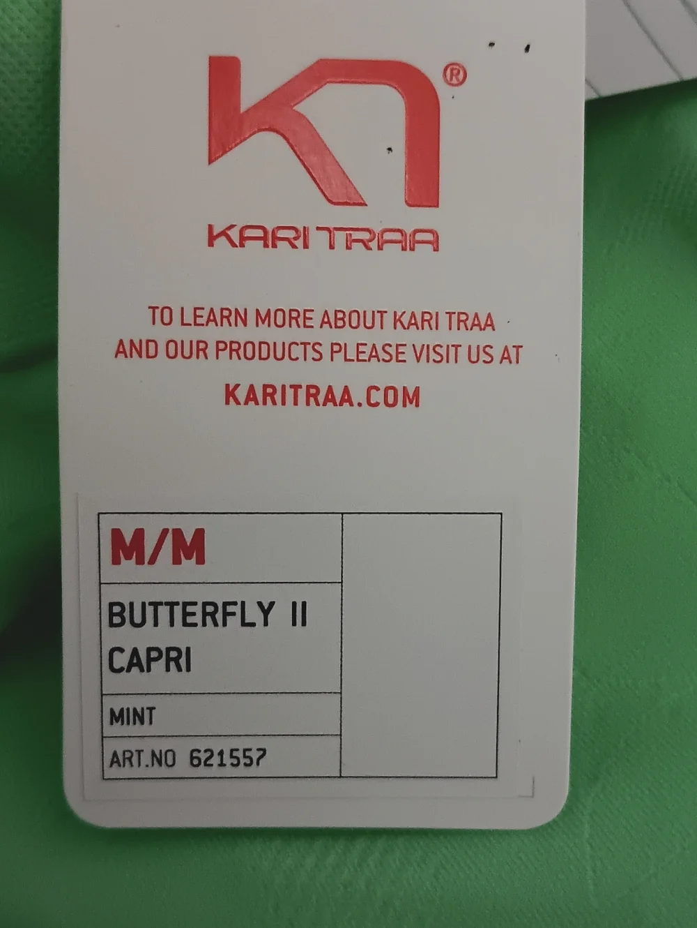 Kari Traa Neon Green Performance Leggings